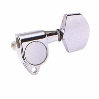 CUSTOM EAGLE ACOUSTIC MACHINE HEADS 3-A-SIDE SINGLES CHROME (6)