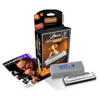 Hohner Progressive Series Special 20 Harmonica in the Key of B