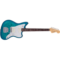 Fender Made in Japan Hybrid II Jazzmaster RW Quilt Aquamarine