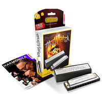 Hohner Enthusiast Series Hot Metal Harmonica in the Key of C