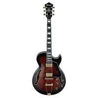 Ibanez AG95QA Artcore Hollow Body Guitar – Dark Brown Sunburst