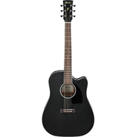 Ibanez PF16MWCEWK Electro Acoustic Guitar Weathered Black Open Pore