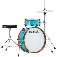 TAMA Club-JAM Mini 2-piece complete kit with 18" Bass Drum, Aqua Blue (AQB)