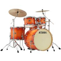 TAMA Superstar Classic Maple 5-Piece Kit w/ 22" Bass Drum - Tangerine Lacquer Burst (TLB)