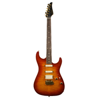 Suhr Standard Legacy HSS EMG Guitar 510 Tremolo - Aged Cherry Burst