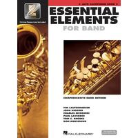 Essential Elements for Band Eb Alto Saxophone - Book 2 with EEi