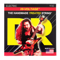 DR HI-VOLTAGE DIMEBAG - Nickel Plated Electric Strings - Light to Heavy 9-50