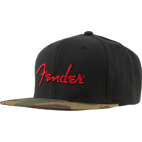 Fender® Camo Flatbill Hat, Camo, One Size Fits Most