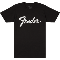 Fender Logo Date Back Tee Black XXL