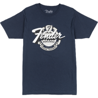 Fender World Wide T-Shirt - Vintage Navy