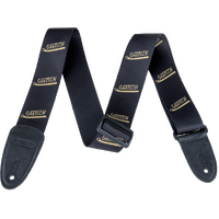 Gretsch® Vibrato Arm Pattern Strap, Black/Gold