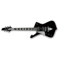 Ibanez PS120L Paul Stanley Signature Left-Handed Electric Guitar in Black