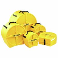 Hardcase HLROCKFUS3-Y Rock Fusion Drum Case Set - Yellow