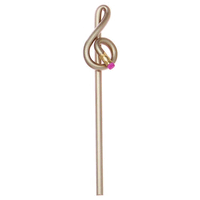 Bentcil - Treble Clef - Gold