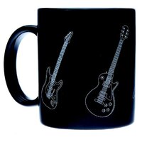 Music Design Guitars Mug - Black