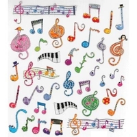 Whimsy Music Stickers