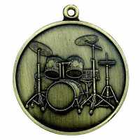 Keychain 5Pc Drum Set Antique Brass