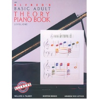 Alfred's Basic Adult Piano Course Theory Book 1