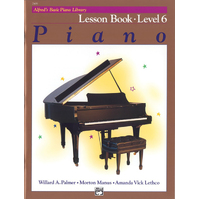 Alfred's Basic Piano Library Lesson Book Level 6