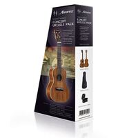 Alvarez ALRU90CP Concert Ukulele Pack