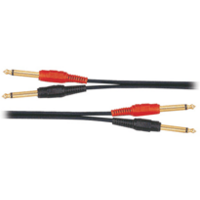 Australasian AR15 2 x 6.3 Mono Jack to 2 x 6.3 Mono Jack Cable
