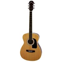 Aria AF-15 Folk Body Acoustic Guitar in Natural Satin