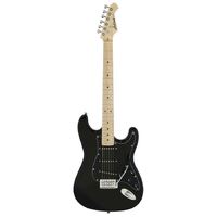 Aria STG-003SPL Series Electric Guitar in Black