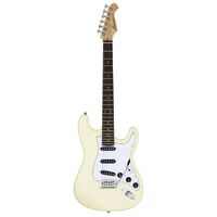 Aria STG-003SPL Series Electric Guitar in Vintage White