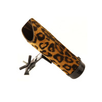 Danmar Stick Holder With Angle Adjustment - Holds 3 Pairs - Leopard Motif