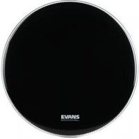 Evans BD20RB-NP 20" EQ3 Res Blk No Port