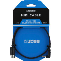 Boss BMIDI-2-35 MIDI To Mini (3.5mm) TRS Cable - 2ft