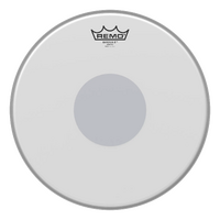 Remo Emperor X Coated Snare Drumhead - Bottom Black Dot, 12 Inch