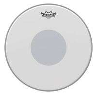Remo BX-0114-10 Emperor X Coated Snare Head - Black Bottom Dot 14"