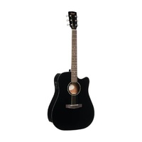 Cort Earth 60CE Acoustic/Electric Guitar - Black Gloss