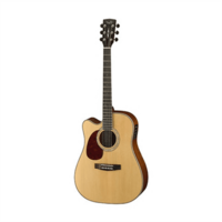 Cort MR710FL LH NS Dreadnought Cutaway Guitar Mahogany Back & Sides Satin Natural Pickup
