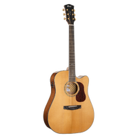 Cort C12212 Gold DC6 Acoustic Electric Guitar in Natural