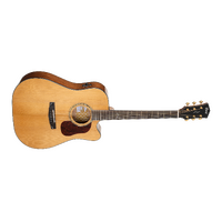 Cort Gold DC6 Gloss Natural Acoustic/Electric Guitar