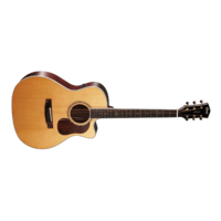 Cort C12230 Gold A8 Cutaway Acoustic Guitar - Natural Gloss w/ Bag
