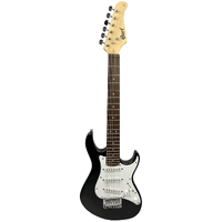Cort G100 JUNIOR Electric Guitar, Open Pore Black