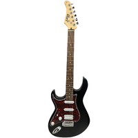 Cort G110 Left Hand Electric Guitar - Open Pore Black