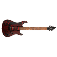 Cort KX300 Etched EBR Electric Guitar - Etched Black And Red