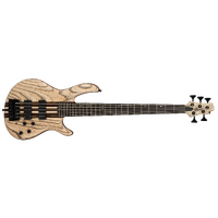 Cort A5 Ultra Ash Eched Natural Black 5 String Bass