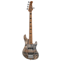 Cort GB-Modern 5-String Bass - Open Pore Charcoal Grey