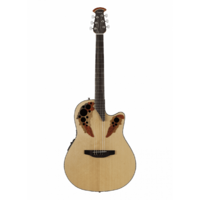 Ovation Celebrity Elite CE44-4 Mid Depth Acoustic/Electric Natural