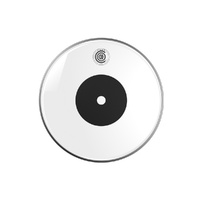 Code Law Clear Single Ply with Black Dot 12" Drumhead