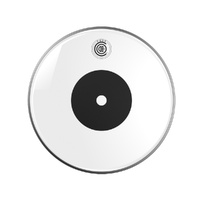 Code Law Clear Single Ply with Black Dot 14" Drumhead