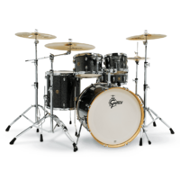 Gretsch Catalina Maple 5-piece Shell Pack Black Stardust 22" Kick Drum