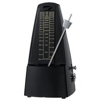 Cherry CM20BK Metronome with Metal Mechanism & Bell in Black Plastic Casing
