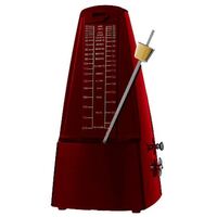 Cherry Metronome with Metal Mechanism & Bell in Red Plastic Casing