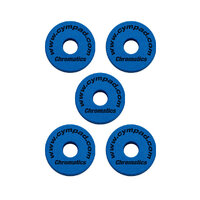 Cympads Chromatics Cellular Foam Cymbal Washers (5-Pieces) Blue